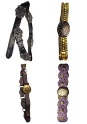 Western and Metallic Statement Belts