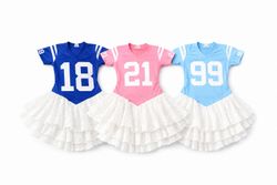 CR1944 Upcycled Varsity Tulle Mini Dress
