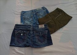 CR12334 Upcycled Miss Me and True Religion Mini De..