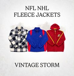 NFL NHL Fleece-Jacken