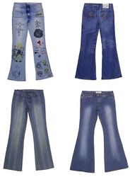 Y2K Hippie Era Flared & Bootcut Jeans