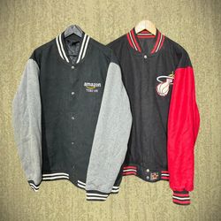 Baseball Letterman Wool Jacket (FNC:13)