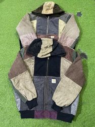 Upcycled Carhartt corduroy Hoodie jacket