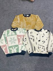 Upcycled Tapestry Crewneck Sweater