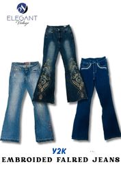 Y2K Embodied Flared Jeans - EV0003
