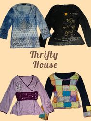Y2K Colorful Patchwork Babytees(TH/591)