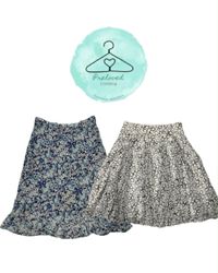 171026-17 poly midi skirts 15 pcs