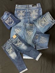 Y2K Embellish Capri Jeans B# 561