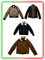 Vintage Fabric Jackets – Unisex Mixed Styles | Bom..