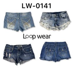 Y2K Denim Micro Mini Shorts