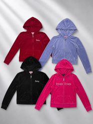 Juicy Couture Velour Zip Hoodies Mix | 1x Bebe zip..