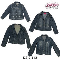 Y2K Classic Oversized Denim Jacket With Cool Vinta..