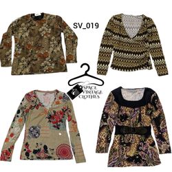 Y2K earthy tone full sleeved tops ( SV_019 )