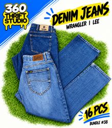 Jean en Denim Classique | Lee Wrangler - Vintage I..