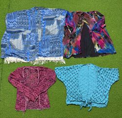 Yv157 Printed Tops & Blouses Mix 18P