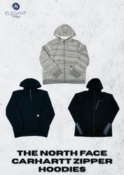 The North Face & Carhartt Zipper Hoodies - EVM1894