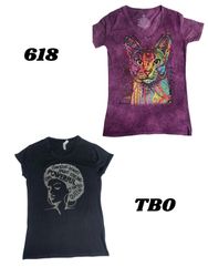 Printed t shirt for women (brand) the mountain,son..