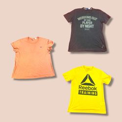 Levi’s or Reebok t shirts