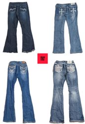 JEANS AVEC BRODERIE ARRIÈRE INSPIRES Y2K