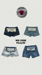 Y2k Denim-Shorts Mini WR-2586
