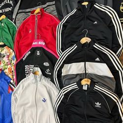 Mix authentic branded track jacket