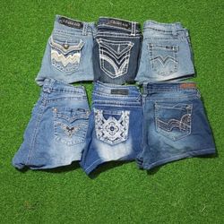 LA IDOL USA AND OTHER BRAND MINI MICRO SHORTS ( C ..