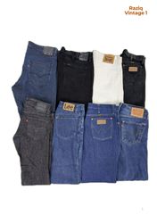RV4267 Lee, Levi's, Wrangler Zipper Jeans