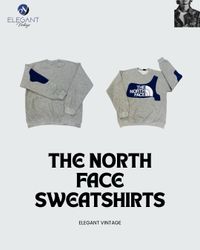 Upcycled The North Face Sweatshirts - EVR0147
