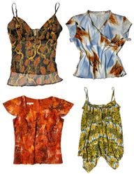 Y2K Tropical Island Girl Tops: TT-328