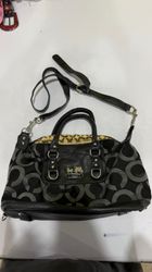 AW001 Coach Designer Handbag | Classic Leather Sho..