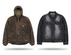 (FV-2807) Vintage Workwear Jackets ( Carhartt-Sout..