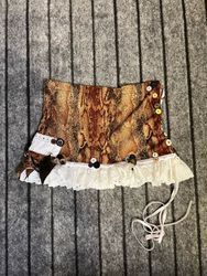 Upcycled Unique Poly Mini Skirts