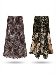 (FV-2269) Midi Skirts Maxi Skirts