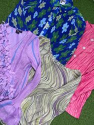 Crinkle/Pleated Blouse (IR 299)