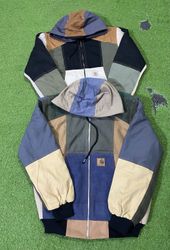 Upcycle Carhartt hoodie jacket