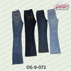 Y2K Jeans évasés taille basse | Denim évasé des an..