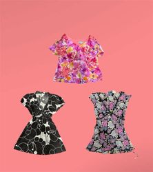 Y2K Floral Blouses - wc#162 (15/09)