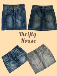 90s & Y2K Denim Mini Skirts(TH/573)