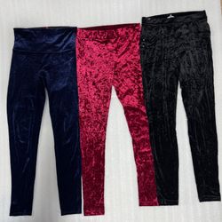 Velvet leggings