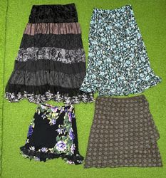 Tv283 Mix Printed Skirt 16P