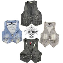 Y2K NYC IT Girls Denim Waistcoats TY-139