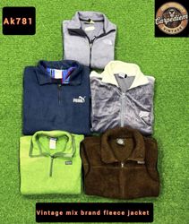 Vintage mix brand fleece jacket ak781