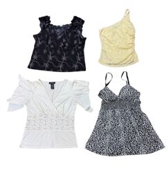 Y2K Tops transparents 10 pcs à 1525