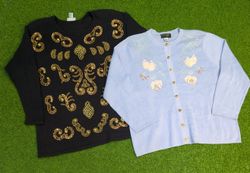 8413 - Woman Embroidered Sweaters
