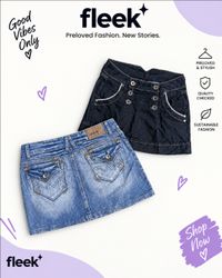 Y2K Denim Mini Skirts