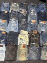 Designer Straight Jeans