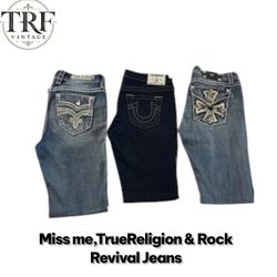 Miss me rock revival true religion flare jean # 12..