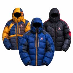 Black yak Doudounes matelassées à capuche multicol..