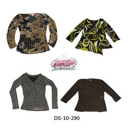 Women's Printed and Sheer Blouses (DS-10-290)