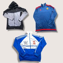 Mixed brand trackjackets